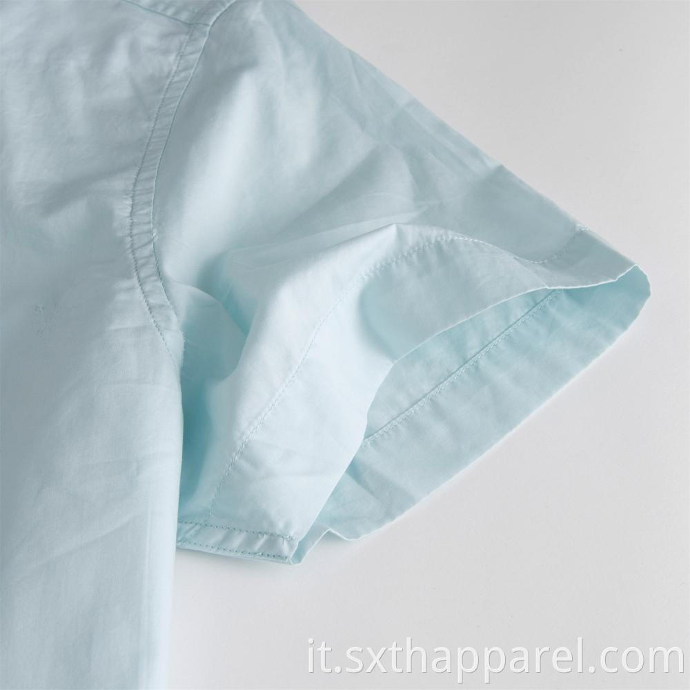 Breathable White Short Sleeve Children's Shirts